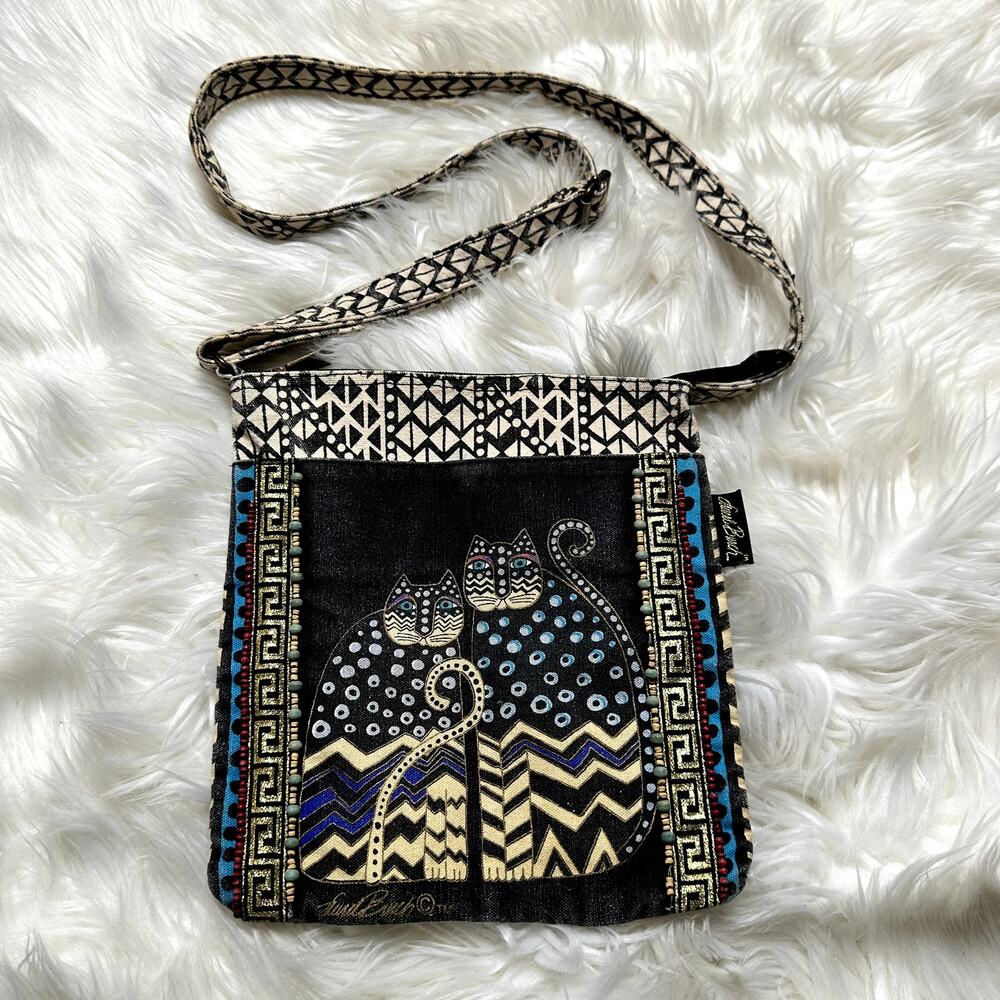 Laurel Burch Spotted Cats Crossbody